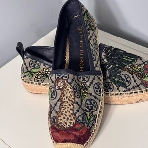 Tory Burch Leopard Print Espadrilles